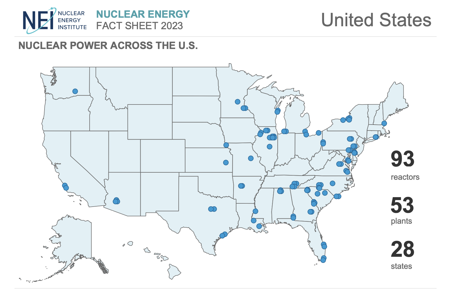 NUCLEAR PLANTS ACROSS US  2023 Dff857847575bce4