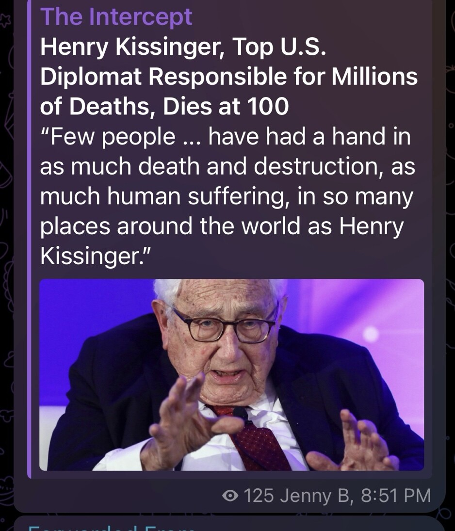 Henry Kissinger has died aged 100 1c3857ed807488d4