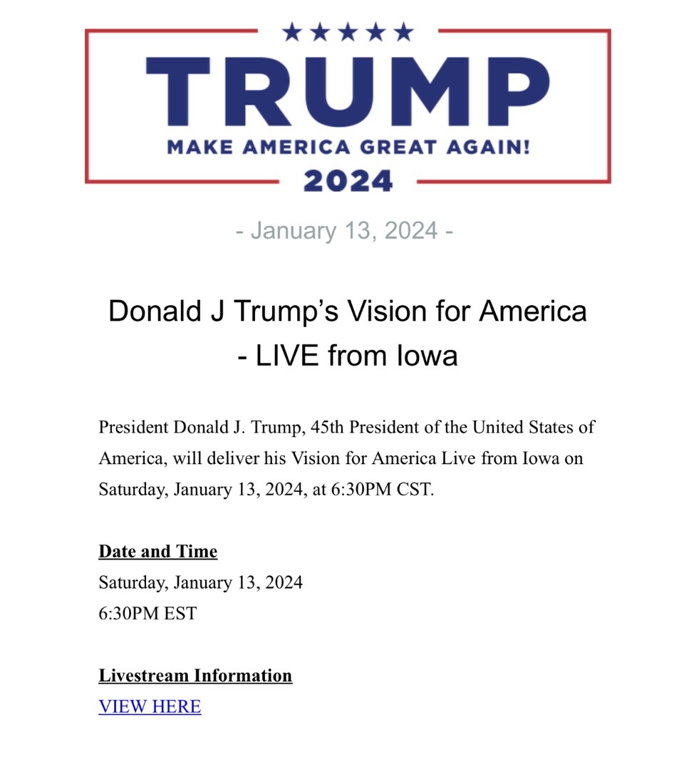 New Trump From Iowa Live C90773479c34531c