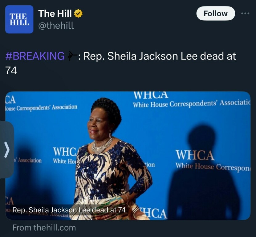 Sheila Jackson Lee is Dead 5a9f5eb8ad70b8ce