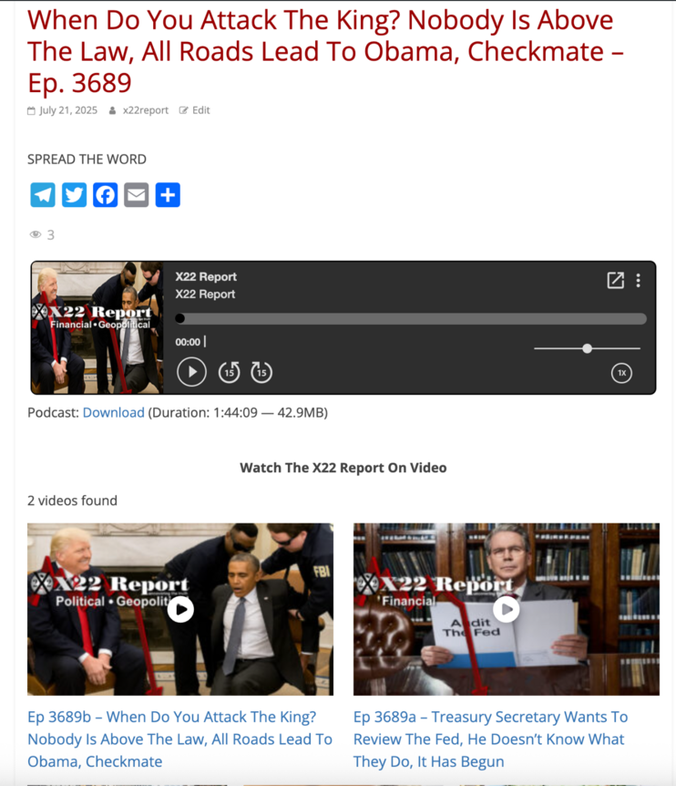 X22 Report (@X22Report)