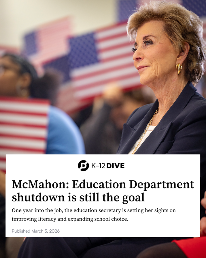 Secretary Linda McMahon (@EDSecMcMahon)